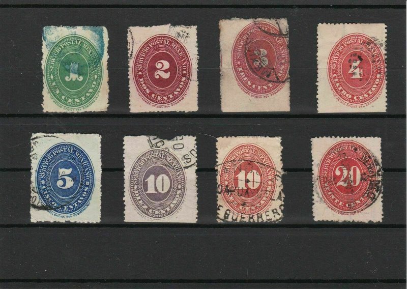 Mexico 1886 Numeral Issue Stamps Ref 27179