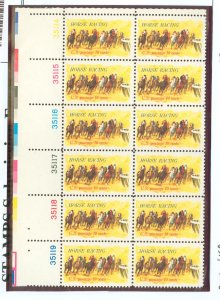 United States #1528 Mint (NH) Plate Block (Horse)