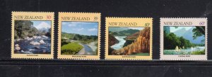NEW ZEALAND #730-733 1981 RIVERS MINT VF NH O.G