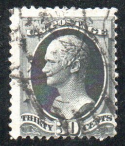 USA #154 Fine, town cancel, bold color! Retails $275