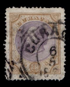 VINTAGE: CURACAO 1873 USD,BH SCOTT # 7 $ 37.50 LOT # VSACUR1873C