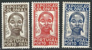 Portugal 558-60 Afi 561-63 Colonial Expo MH VF 1934 SCV $51.00