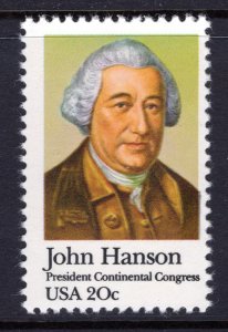 1941 MNH single John Hanson, 1st Continental Congress President