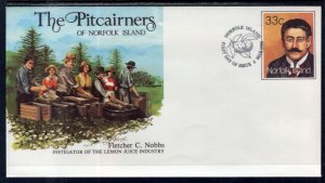 Norfolk Island Fletcher Nobbs Postal Stationary U/A FDC