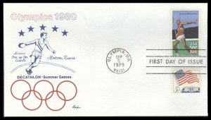 #1790 Summer Olympics Bazaar FDC