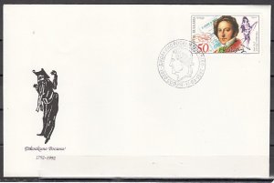 Bulgaria, Scott cat. 3672. Composer Rossini issue. First day cover.