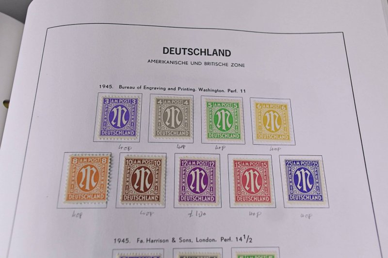 4590: German Occupational Collection: Mint Sets, High Values, Many Better Ite...