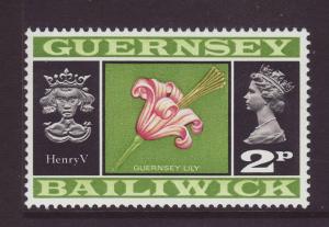 1971 Guernsey 2p U/Mint SG47