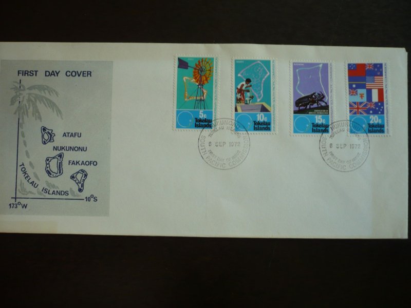 Stamps - Tokelau Islands - Scott# 33-36 - First Day Cover