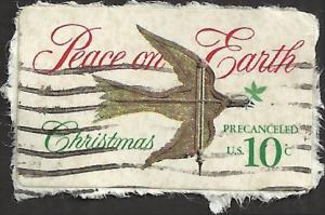 # 1552 USED CHRISTMAS DOVE AND WEATHER VANE SELF STICK