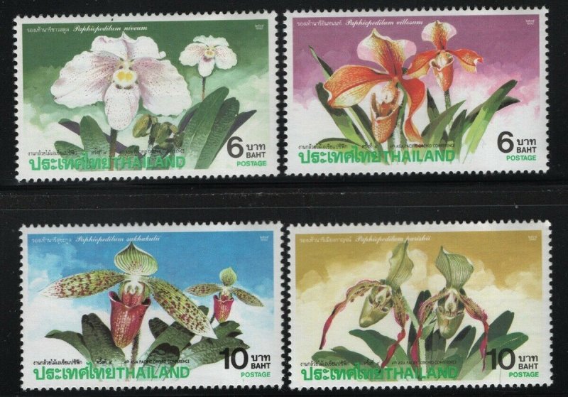 Thailand 1992 Orchids set Sc# 1438-45 NH