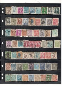 BRAZIL COLLECTION ON STOCK SHEET MINT/USED