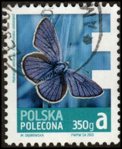 Poland F1 - Used - (3.80z) Mazarine Blue Butterfly (2013) (cv $1.60) +