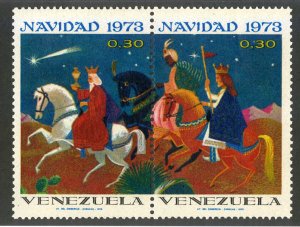 VENEZUELA 1005-6 MNH BIN $1.00 CHRISTMAS