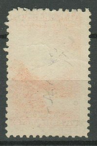 New Zealand 1899 ☀ 5 sh - Mi 350 eur ☀ Used stamp