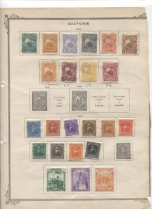 STAMP STATION PERTH- El Salvador #65 Used / Mint  Stamps on Pages - Unchecked