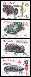 Monaco 2000 Scott #2169-2172 Mint Never Hinged