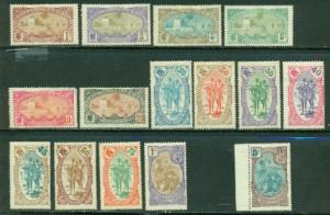 Somali Coast #64//79  Mint F-VF LH  Scott $200.50   See D...