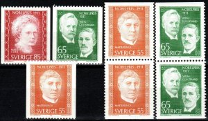 Sweden #909-13 MNH CV $3.25