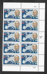 #3141 MNH Plate Block & Copy Block of 10