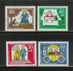 Germany B418-B421 Set MNH Fairytale, Princess and the Frog C