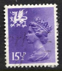 STAMP STATION PERTH Wales #WMH27 QEII Definitive Used 1971-1993