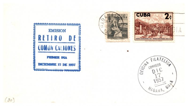 Cuba, Worldwide First Day Cover