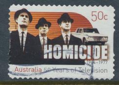 Australia  SC# 2578  Homicide  50 Years of Television Used