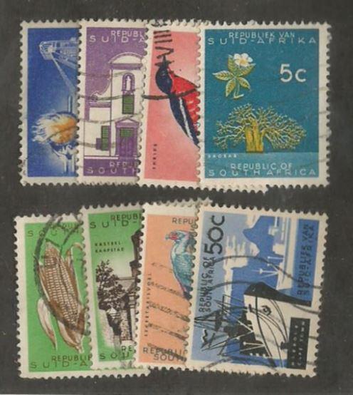 British Commonwealth - South Africa - Scott #270-277 Stamp - Used Single