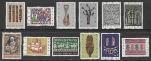 Greece # 864-875  Popular Art    (12)  Mint NH