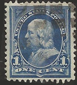 # 264 Blue Used Ben Franklin