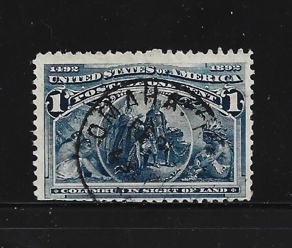 US Stamps-Scott # 230/A71-1c-Canc/LH-NG-1893  United States, General Issue  Stamp / HipStamp