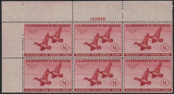 #RW10, Wide Top PB/6, XF-Superb OG NH, GEM+++ SCV $750