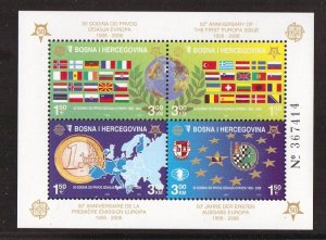 Bosnia and Herzegovina ( Bosniak Government )  #529e MNH 2005 Sheet Europa