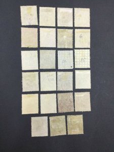 MOMEN: FRENCH INDOCHINA SC #3-21 1892-1900 USED LOT #63239
