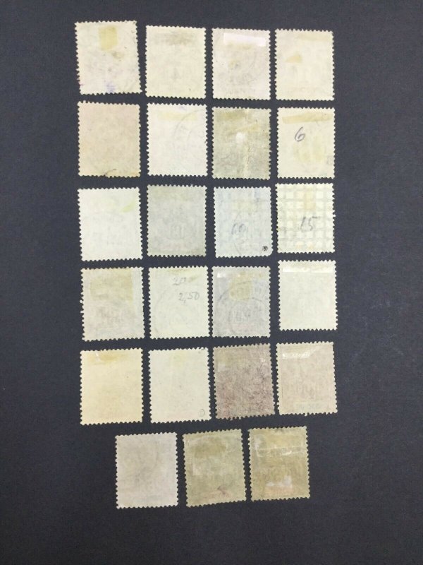 MOMEN: FRENCH INDOCHINA SC #3-21 1892-1900 USED LOT #63239