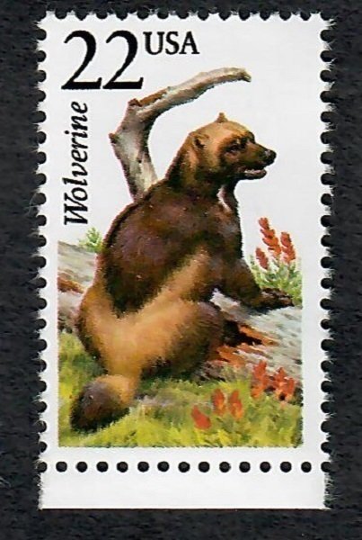 2327 Wolverine North American Wildlife MNH single