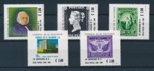 [116280] El Salvador 1990 100 Years stamps Black Penny  MNH