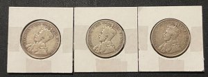 1917-18-19, 50 Cents, New Foundland, Canada
