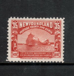 Newfoundland #73 Very Fine Mint Original Gum Hinged 