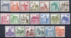 Germany    Mi.#  one Card Set from 1949-1969  German Buildings MNH