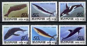 North Korea 1992 Whales & Dolphins complete set of 6 ...