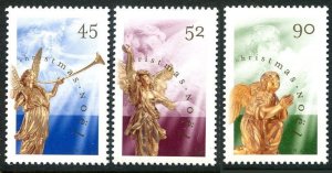 Canada 1764-1766, MNH. Michel 1729-1731. Christmas 1998. Sculpted Wooden Angels.