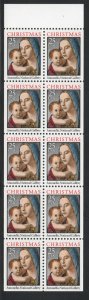 ALLY'S STAMPS US Scott #2514b 25c Madonna - Christmas - B/P [10] MNH [BP-58d]