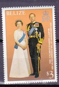 Belize  435 MNH 1979 $3 QEII Coronation 25th Anniv.