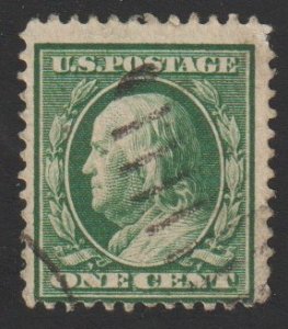 SC# 331 - (1c) -  Franklin, DL WMK, perf 12 - Used Single