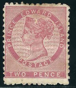 Canada Prince Edward Island 5 SG 12 2d Rose Die I MH F/VF 1862 SCV $8.75