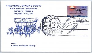 US SPECIAL EVENT COVER PRECANCEL STAMP SOCIETY 56th ANNUAL CONVENTION 1977 A