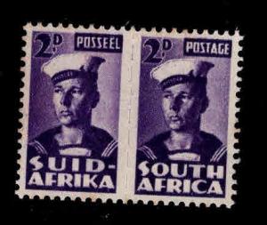 South Africa Scott 93 Sailor pair of stamps MH* 1943