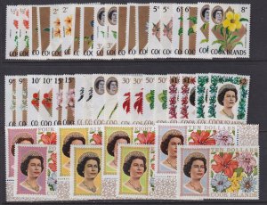Cook Islands, Scott 199-220, 227A-248A (Footnote), MLH